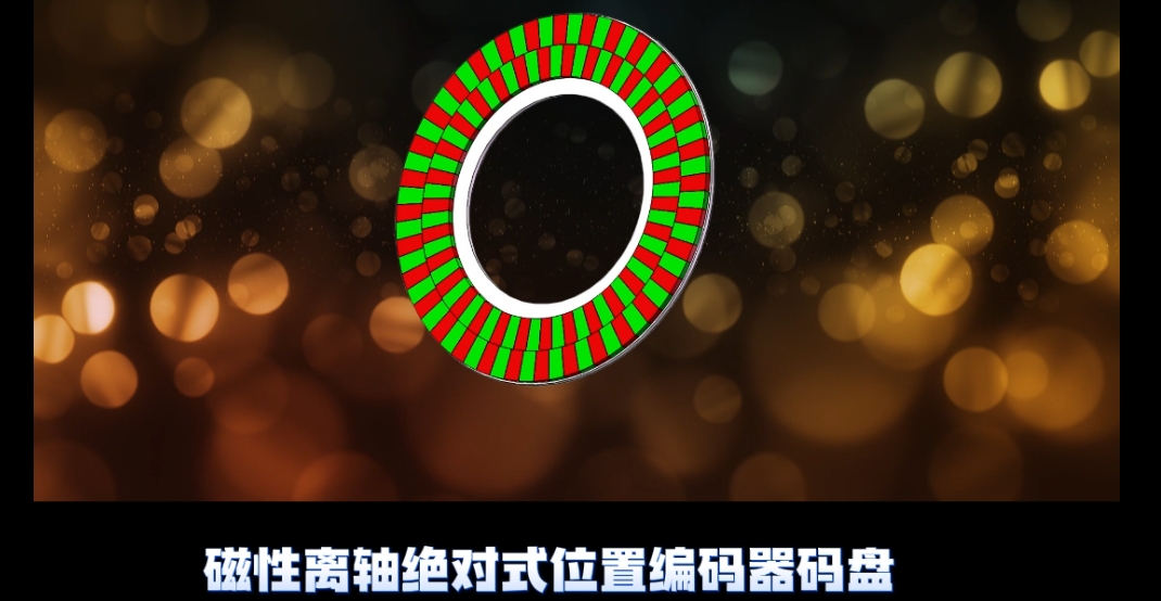磁性离轴绝对式位置编码器码盘